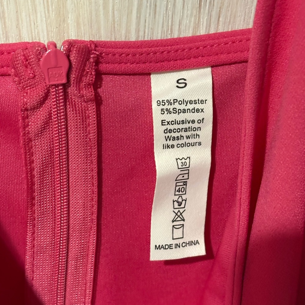 Pink Spaghetti Strap Dress